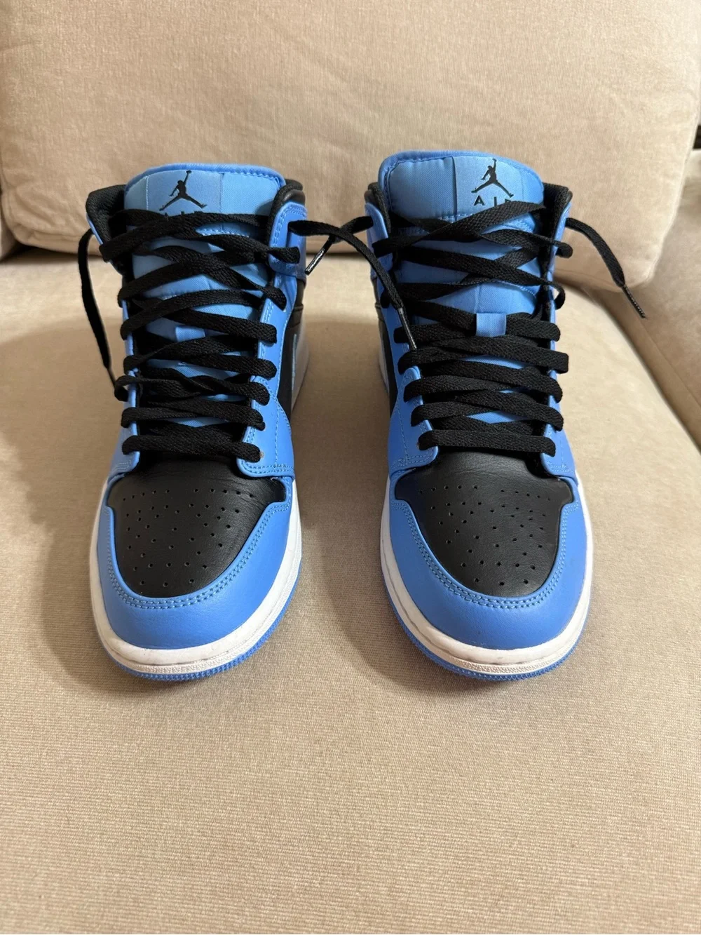 Air Jordan 1 MID University Blue Black (Men’s)
